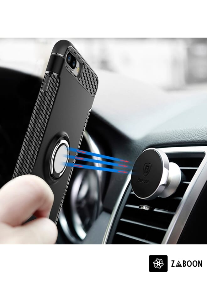 Zaboon Protective Case Cover For iPhone 8 Plus & 7 Plus   Magnetic 360 Degree Rotation Ring Armor Protective Case - Image 4