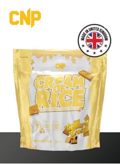 CNP Professional Cream of Rice - 2kg, Vanilla Custard Cream Flavor, High-Quality Complex Carbohydrates for Energy and Recovery  - Image 1