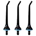 BOEEA Replacement Tips for Oralfree,Nicwell,Nicefeel,COSLUS,Mospro,Zerhunt Water Flosser, Oral Irrigator Jet Tip Nozzel Black, 3 Pack - Image 2