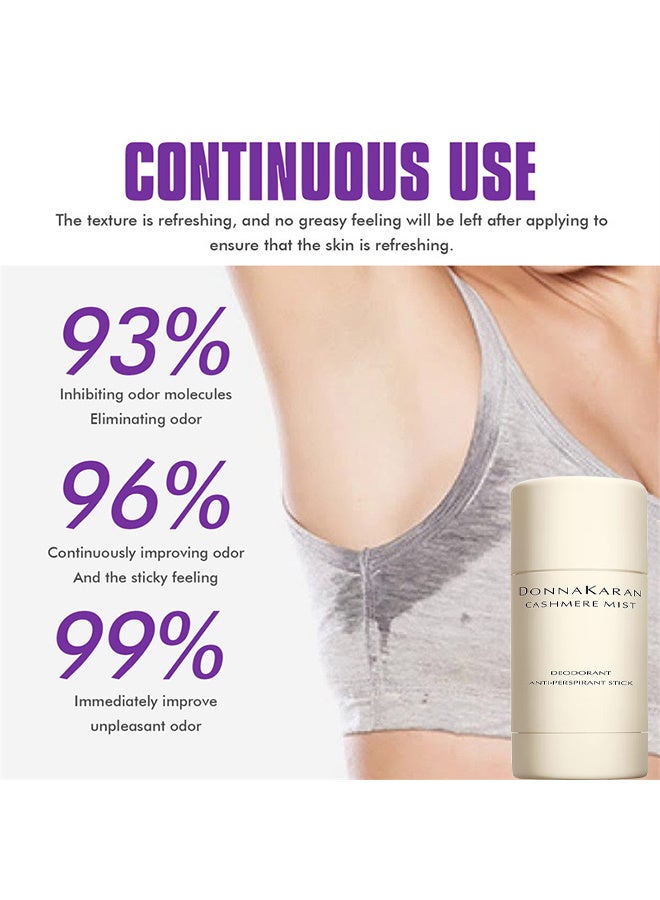 DONNA KARAN CASHMERE MIST Anti-Perspirant Deodorant Stick For Women, Extra Strength Natural Deodorant, 1.7 Oz. - Image 2