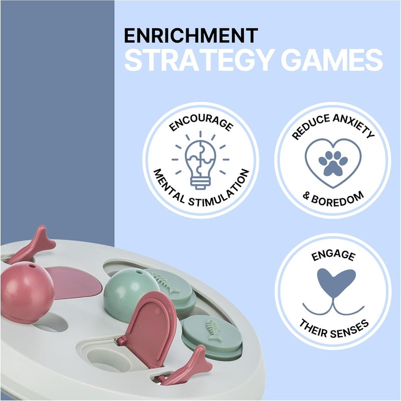 Trixie Activity Flip Board Strategy Game for Cats - 23CM - Image 2