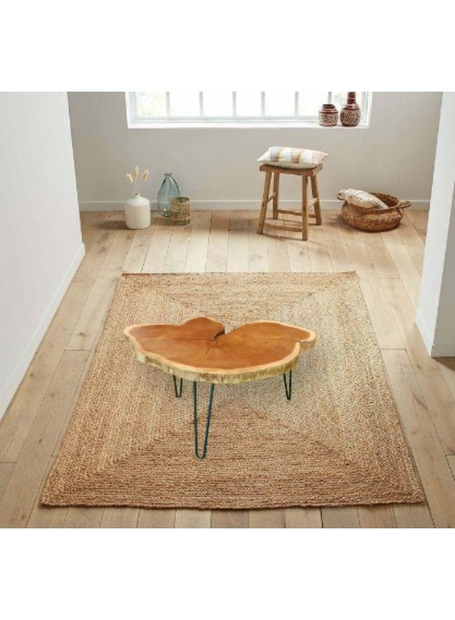Schondor Furniture Wooden Table | Coffee Table | Cloud Shape | Side Table | Made From Walnut Wood | Perfect For Bedroom & Living Room - Image 2