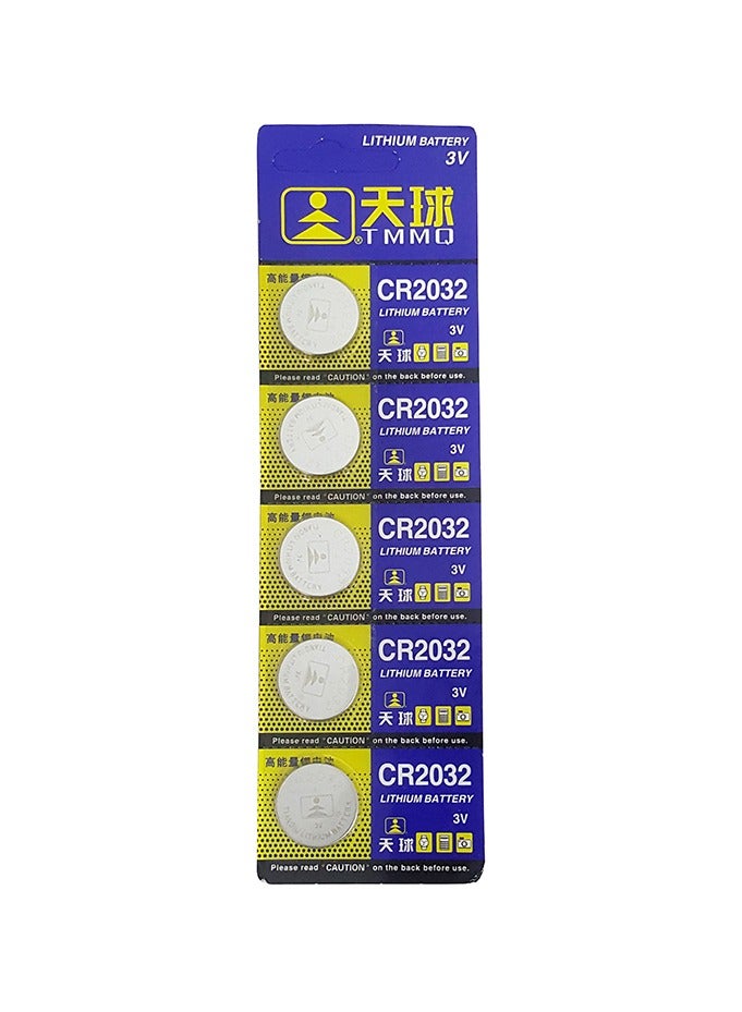 5-Piece Lithium Battery CR2032  - Image 2