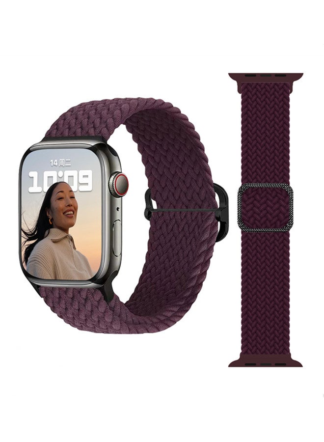 ISank Nylon Solo Loop Strap Compatible with Apple Watch 41/40/38mm SE /Series 7/6/5/4/3/2/1 Colorful - Image 1
