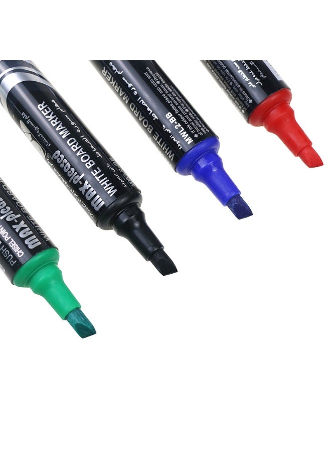 pleasure Whiteboard Markers Set, Non-Toxic, Big Capacity, 4 Colors - Image 2