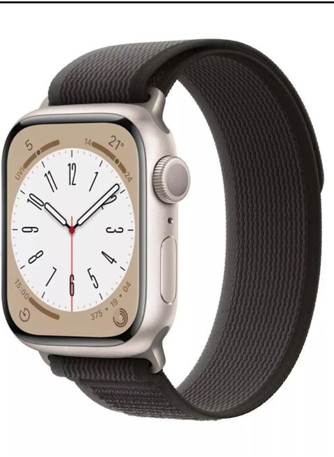 The new Apple Watch bracelet great shape attractive, modern black and gray color size 49