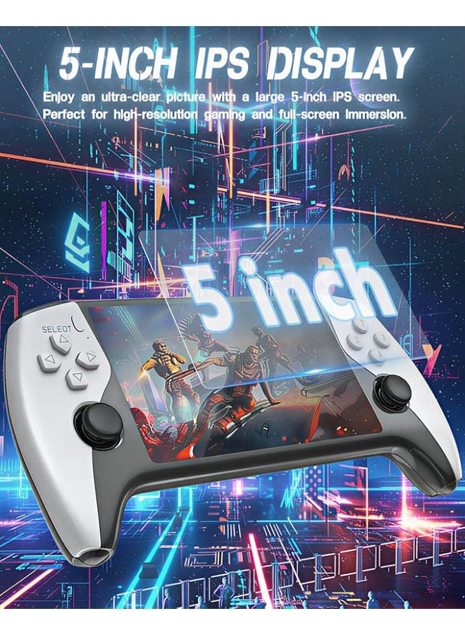 Handheld Retro Game Console with 5 Inch IPS Screen, Portable Pocket Gaming Device & Game Stick with 22,000+ Games, Supports TV Connection - Image 3