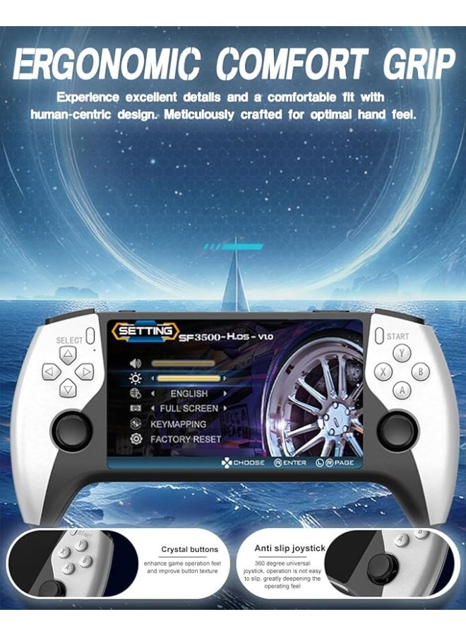Handheld Retro Game Console with 5 Inch IPS Screen, Portable Pocket Gaming Device & Game Stick with 22,000+ Games, Supports TV Connection - Image 2