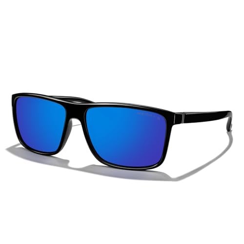 MERRY'S Rectangular Polarized Sports Sunglasses for Men Women Cycling Driving Fishing UV400 Protection S8225 - Image 1