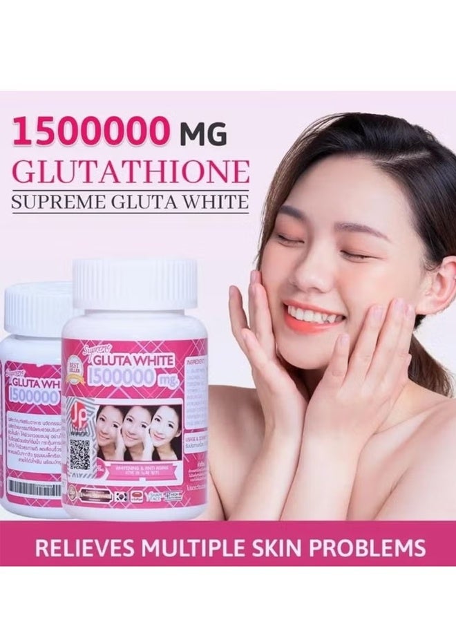 Gluta White White 1500000 Mg Glutathione Skin Brightening 30 Caps - Image 4