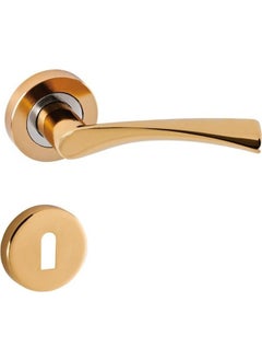 İnan Inan AS-205R Nida Rosette Room Door Handle Albrifin Satin  - Image 1