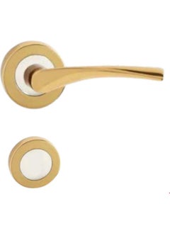 İnan Inan AS-205R Nida Rosette Room Door Handle Albrifin Satin  - Image 2