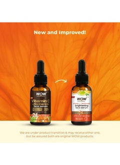 WOW Skin Science WOW Skin Science Brightening 20% Vitamin C Face Serum | Boost Collagen and Elastin for Anti aging, Skin Repair | For Dark Circles, Fine Lines | Glowing Skin | Hydrates | 30 ml | Pack of 3  - Image 2