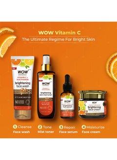 WOW Skin Science WOW Skin Science Brightening 20% Vitamin C Face Serum | Boost Collagen and Elastin for Anti aging, Skin Repair | For Dark Circles, Fine Lines | Glowing Skin | Hydrates | 30 ml | Pack of 3  - Image 5