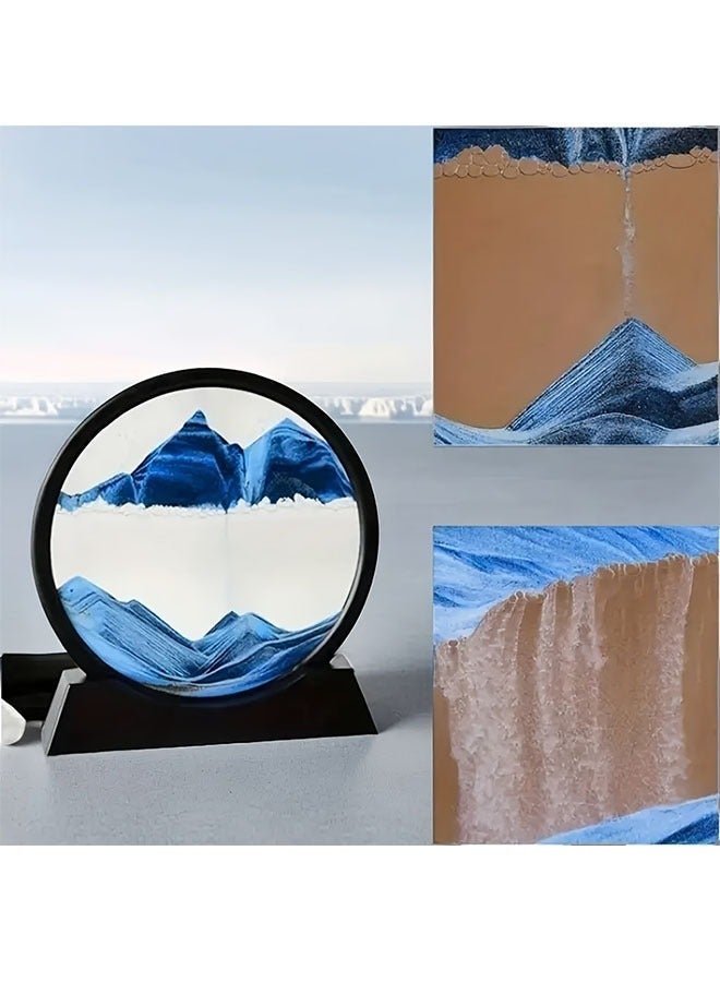 3D Flowing Sand Animation Living Room Decoration, Creative Hourglass Painting, As A Gift for Decorating Homes - Image 3