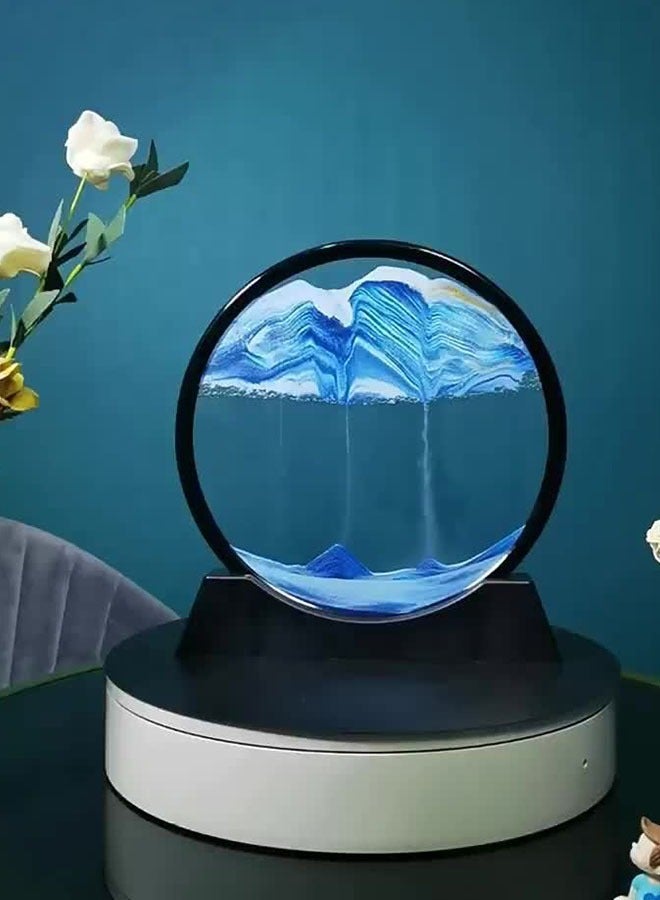 3D Flowing Sand Animation Living Room Decoration, Creative Hourglass Painting, As A Gift for Decorating Homes - Image 1
