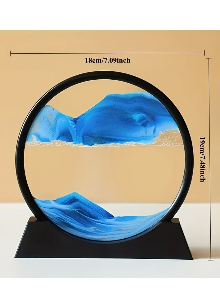3D Flowing Sand Animation Living Room Decoration, Creative Hourglass Painting, As A Gift for Decorating Homes - Image 4