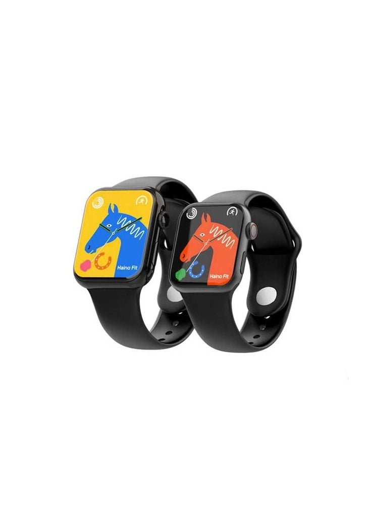 Haino Teko - T86 Max Smart Watch 45mm Series 7 Full Screen HD Display with Silicone Strap For Mens and Womens - Image 1