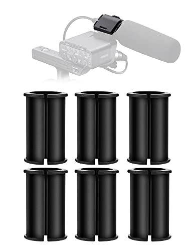 jidinung 6 Pack Microphone Shock Mount Spacer Rubber Tube Washer Compatible with Sony Camcorder Rode NTG, Sennheiser MKH418 MKH416 MKE600 FX3,FS7,FX6,FX8,FX9,NX80,FS5 and Shotgun Microphone - Image 4