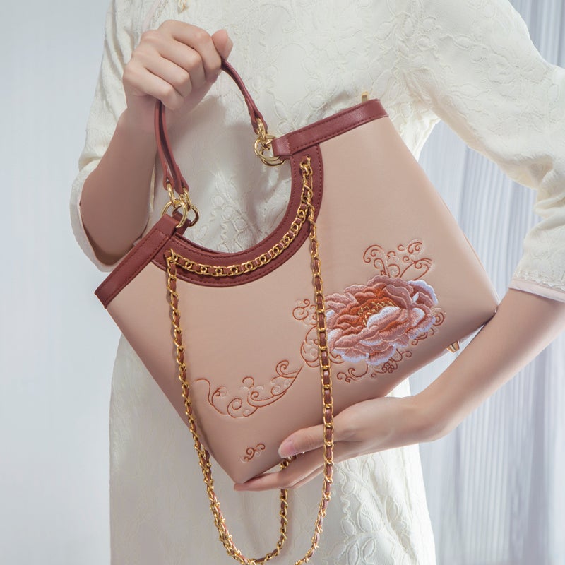 New Chinese Embroidery Bag Women'S Guofeng Handbag Light Luxury Mother Bag Chain Shoulder Underarm Bag Fashionable Crossbody Bag - Image 2