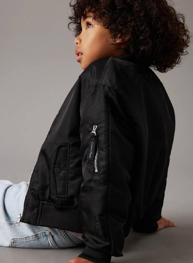 Calvin Klein Jeans Boxy Padded Bomber Jacket - Image 3