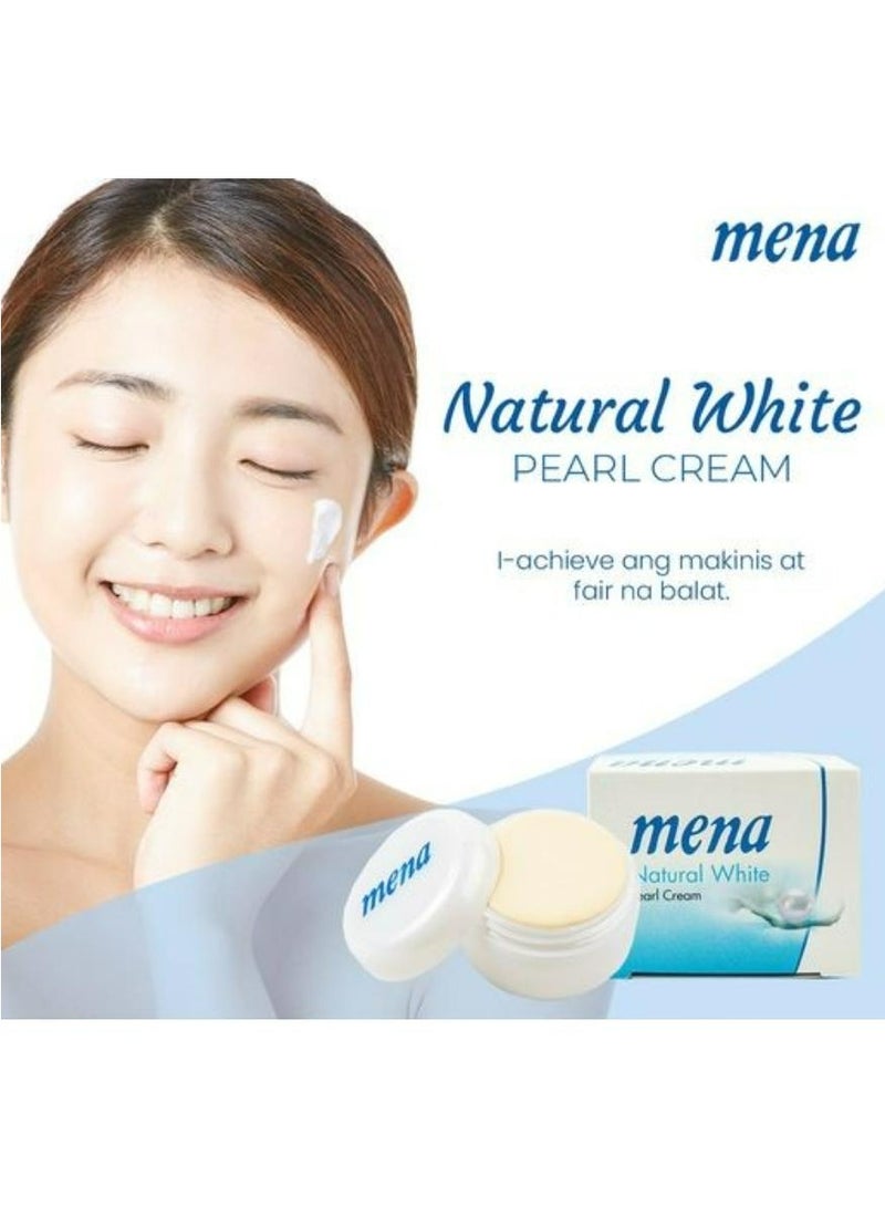 Mena Natural White Pearl Cream 2 Pcs - Image 2