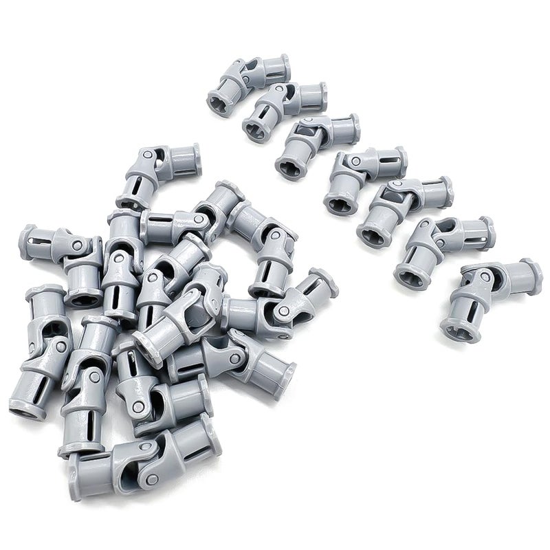TZBTSTEAM 20pcs New Light Grey Universal"U" Joint 3L Compatible with legoes (61903/62520c01) Suspension & Drivetrain Robot Motor Robotics Advanced Building mindstorms EV3 NXT Part - Image 2