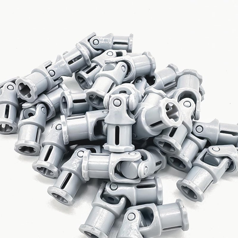 TZBTSTEAM 20pcs New Light Grey Universal"U" Joint 3L Compatible with legoes (61903/62520c01) Suspension & Drivetrain Robot Motor Robotics Advanced Building mindstorms EV3 NXT Part - Image 4