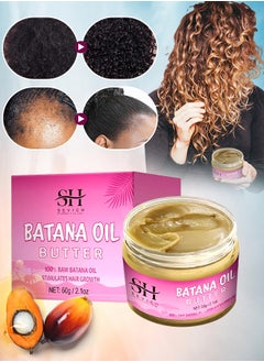 Sevich 60g Batana Oil Hair Butter for Hair Growth Pure 100% Raw Batana Oil for Hair Growth Organic Natural Hair Growth Oil Effective Against Hair Loss Promote Hair Regrowth Repair Damaged Hair  - Image 1