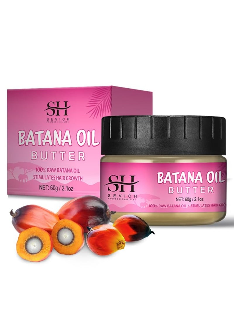 Sevich 60g Batana Oil Hair Butter for Hair Growth Pure 100% Raw Batana Oil for Hair Growth Organic Natural Hair Growth Oil Effective Against Hair Loss Promote Hair Regrowth Repair Damaged Hair - Image 2
