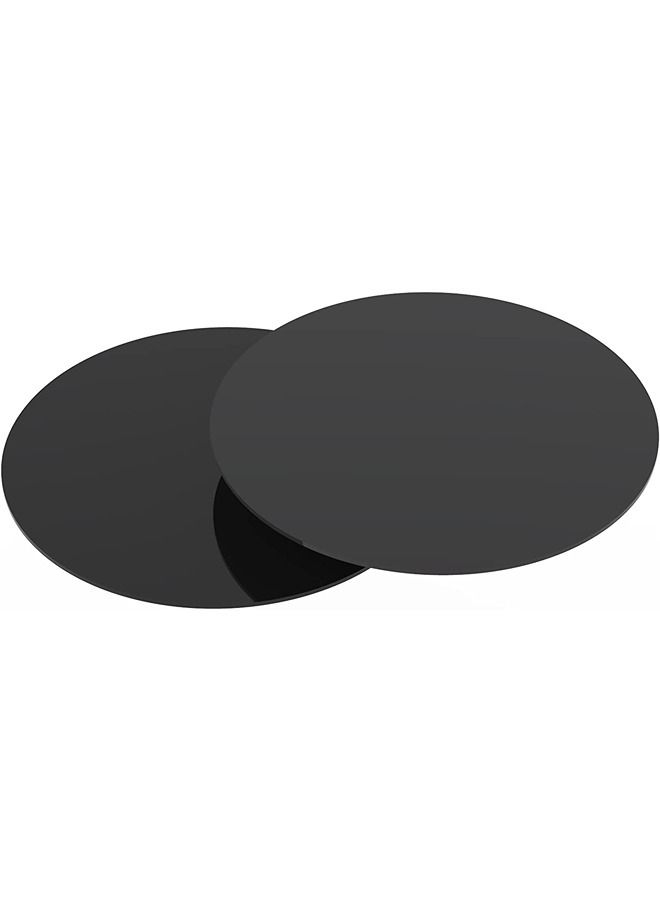 LAMSIT IBDAA Acrylic Circles 3mm Thick 16-Pack (4 Inch, Black) - Image 3