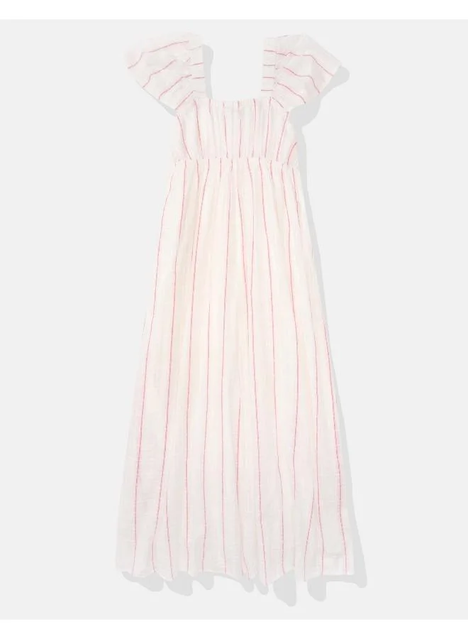 امريكان ايجل Striped Squareneck Dress