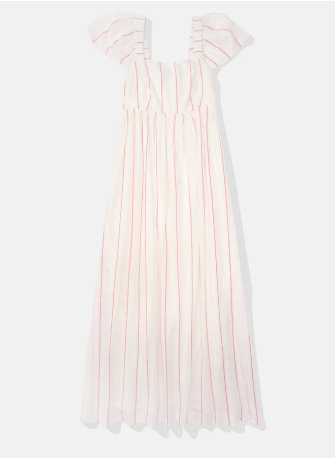 امريكان ايجل AE Flutter Sleeve Maxi Dress