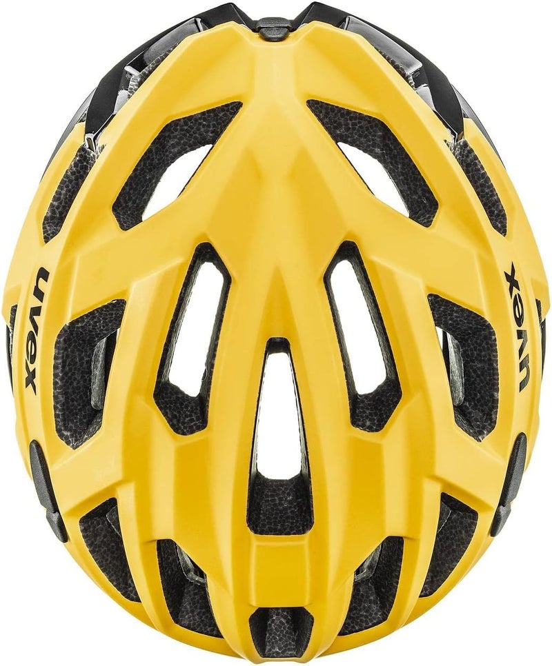 UVEX خوذة Uvex Race 7 – خوذة سباق خفيفة الوزن لدراجة الطريق – سنبي/أسود مطفي، مقاس 51-55 سم – ملائمة ديناميكية هوائية للدراجة - Image 5