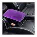 Augeny Fluffy Car Armrest Cover Soft Short Plush Auto Center Console Cover Pad Warm in Winter Furry Armrest Seat Box Protector Universal Vehicle Decor Accessories for Women Men Purple - Image 2