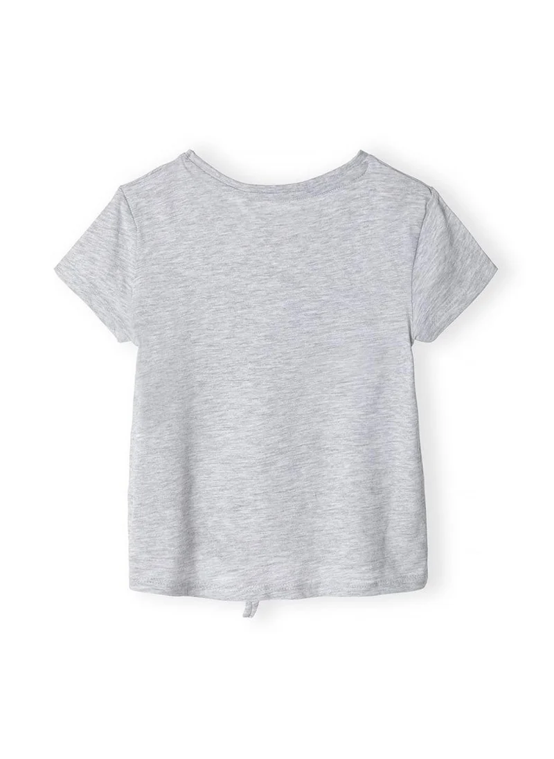 MINOTI Girls Short Sleeve T-Shirt with Glitter Detail