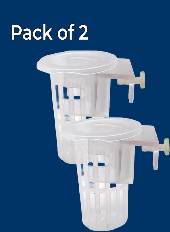 Scroll Store Aquarium Plant Cup Holder Pack of 2 | Hanging Pot Cup for Aquascaping, Aquaponic Plant Growth & Fish Tank Decoration - Image 5