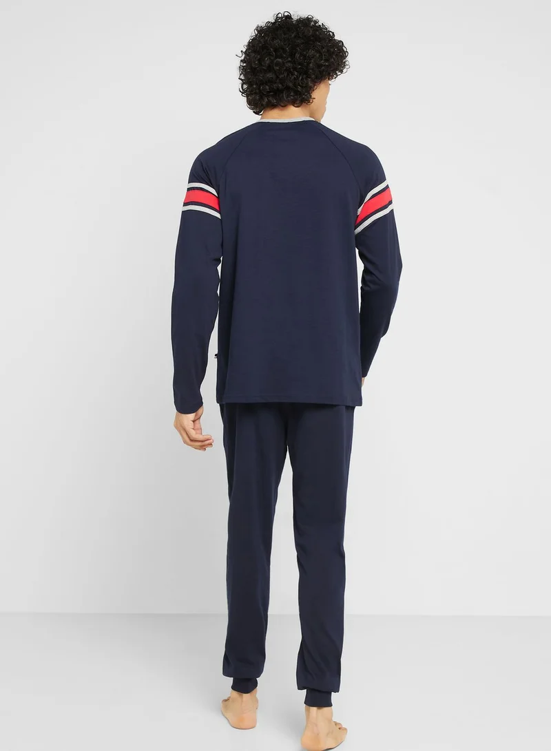 U.S. Polo Assn. Crew Neck T-Shirt Pyjama Set