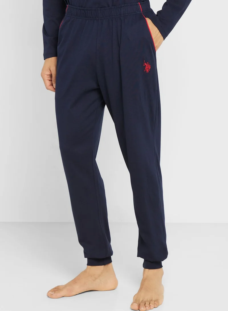 U.S. Polo Assn. Crew Neck T-Shirt Pyjama Set