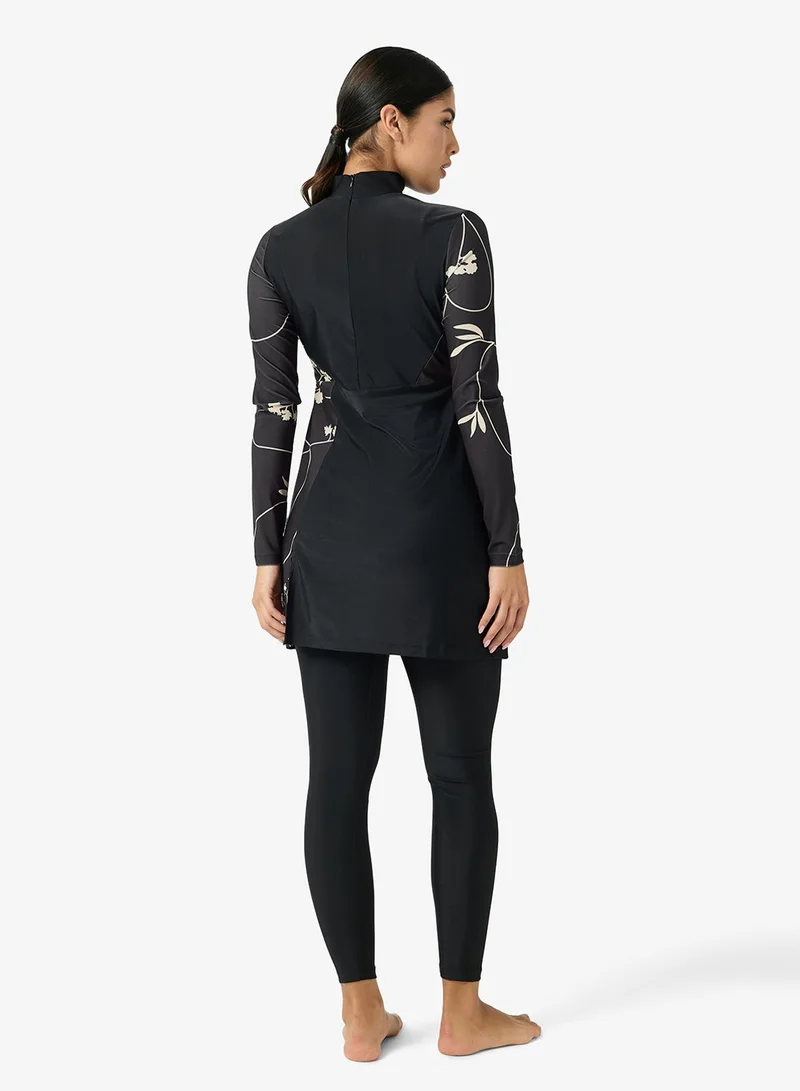 Khizana  Printed Burkini Swimwear Set for Women | Best Price UAE