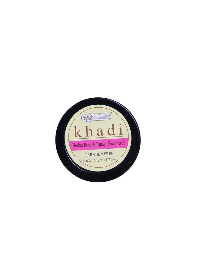 KHADI RISHIKESH خادي ريشيكش مقشر الوجه بالأعشاب من الورد والبابايا - عبوة 50 جرام - Image 1
