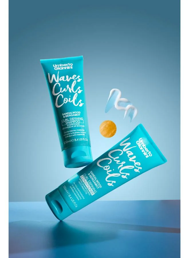 Umberto Giannini  Umberto Giannini Waves, Curls & Coils Conditioner 250ml for Men | Best Price UAE