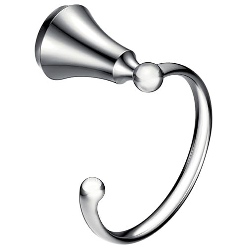 Moen YB5286CH Wynford Bathroom Hand Towel Ring Chrome - Image 1