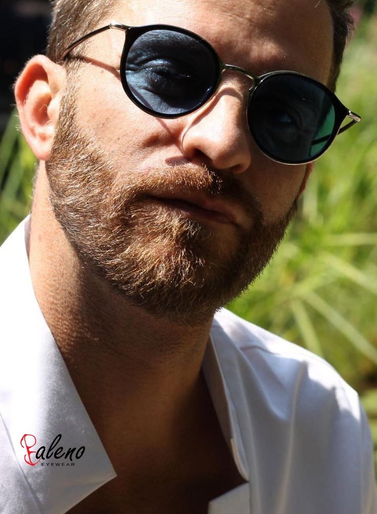 Baleno Round Frame Sunglasses - Classic and Stylish Design for Every Look | 100% UV Protection | Scratch-Resistant High-Quality Lenses - Image 5