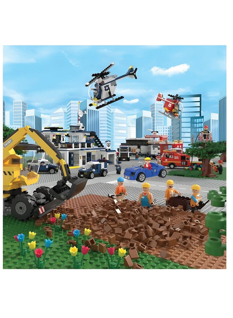 Playtive Convertible Puzzle Car Building Set for Kids (64 Pieces) , Educational Toy Compatible with Standard Bricks, Creative Construction Kit with Figure , STEM Learning for Boys and Girls Ages 5+ - Image 4
