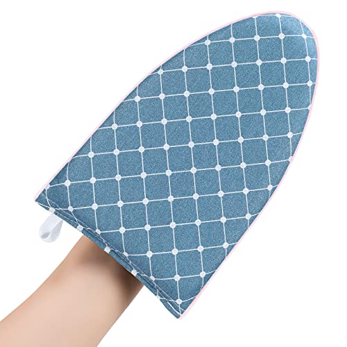 CINPIUK Garment Steamer Ironing Gloves Anti Steam Glove Heat Resistant Garment Steamer Mitt Garment Steam Accessories for ClothesBlue