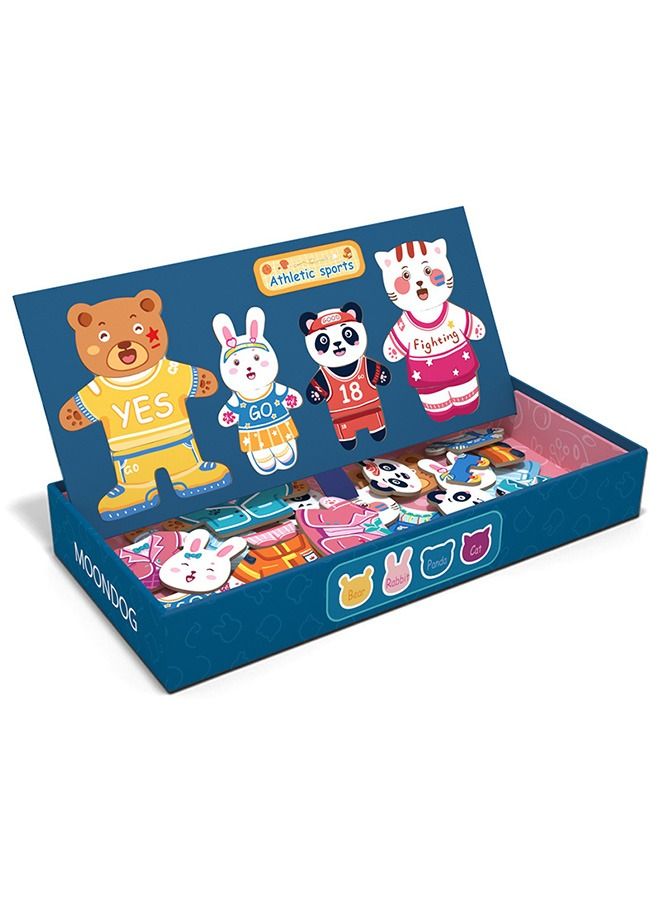 Children's Magnetic Animal Dress Up Toys  - Image 1