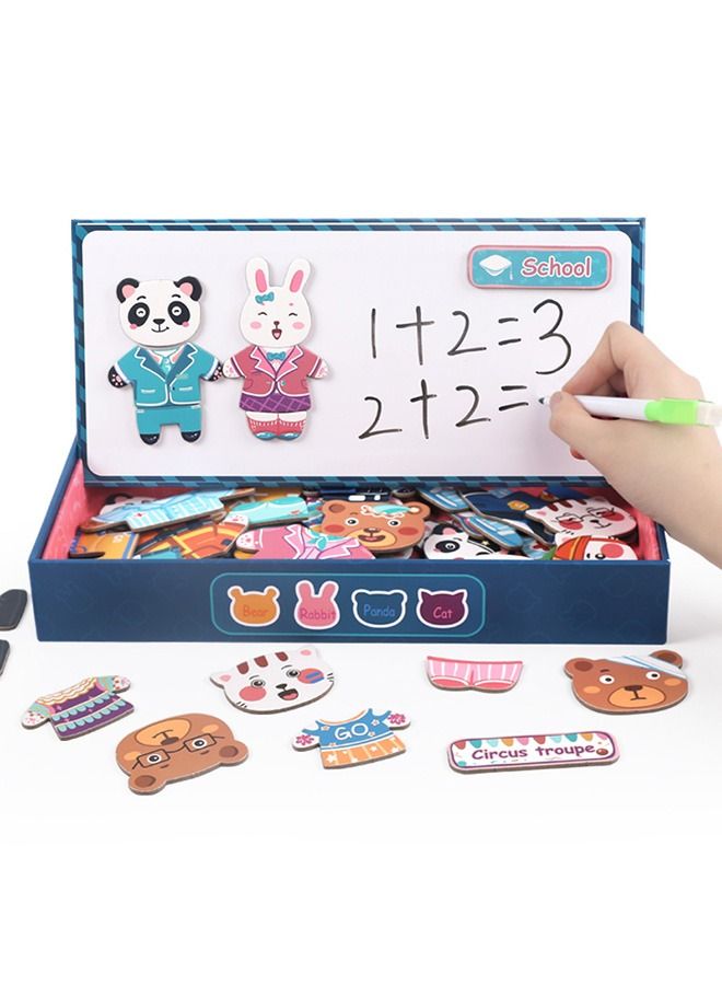 Children's Magnetic Animal Dress Up Toys  - Image 2