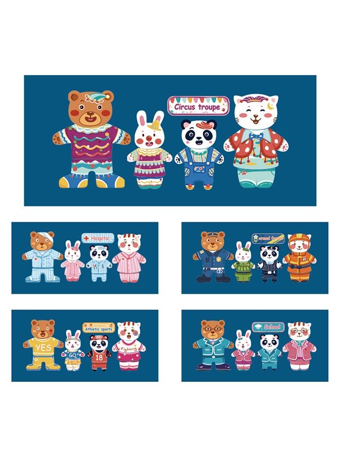 Children's Magnetic Animal Dress Up Toys  - Image 3