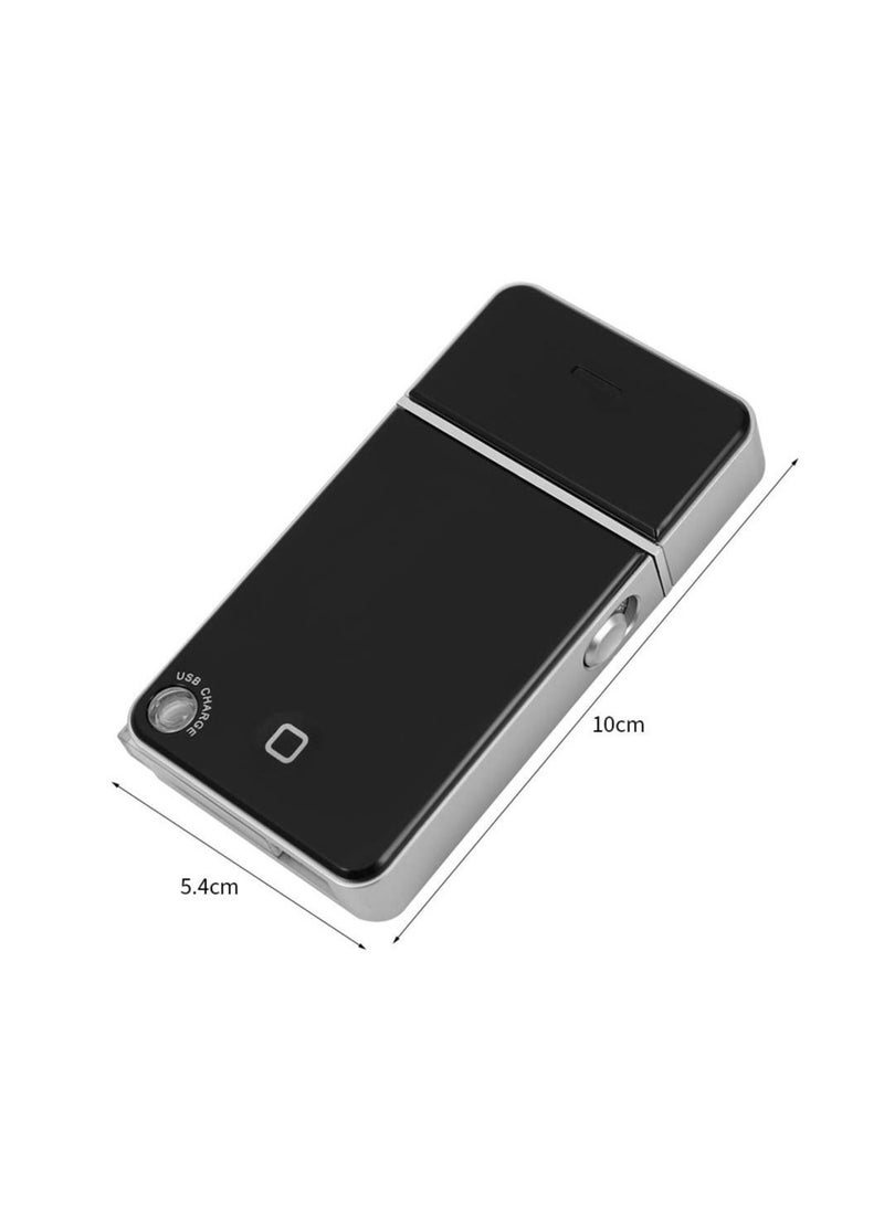 NIBEMINENT Men's Electric Shaver USB Charging Reciprocating Ultra Thin Razor Portable Mini Facial Beard Trimmer, Car electric cordless shaver. - Image 3